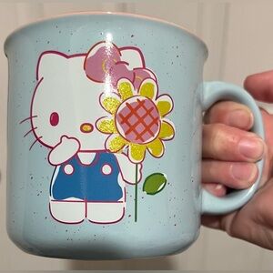 Hello Sunshine Hello Kitty Sunflower Sparkle Mug Sanrio 20 oz. Kawaii Coffee Tea